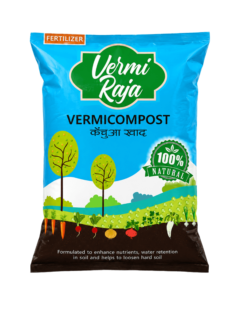 Vermi Raja Vermicompost 1KG Packaging