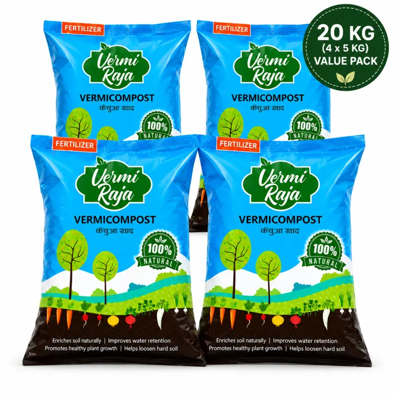 Vermi Raja Vermicompost - Main Packshot (Front)